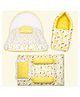 Toddylon Baby Bedding Set for New Born 0-6 Months 3 Pcs Newborn Baby Bed Set - Yellow