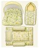 Toddylon Baby Bedding Set for New Born 0-6 Months 3 Pcs Newborn Baby Bed Set - Green