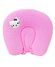 Toddylon Mustard Pillow For New Born Baby Round Head Shaping - Pink