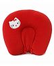 Toddylon Mustard Pillow For New Born Baby Round Head Shaping - Red