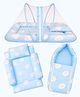 Toddylon Baby Bedding Set for New Born 3 Pieces Baby Bed Combo for 0 to 6 Months Infant Boys & Girls - Blue