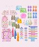 Toddylon 45 in 1 for New Born Baby Combo Gift Set Baby Essentials  Daily Items Combo 0-6 Months - Pink