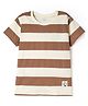Doreme Cotton Knit T-Shirt Half Sleeves Striped Multi Color 2-3 Years