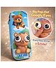 Elecart Bear Pop Eye 3D Squishy Pencil Case | Cute Cartoon Bear Zipper Pouch | Stress Relief Pop-Out Eyeballs | Large Capacity Stationery Organizer for Kids (Pack 1 Random Colour)