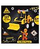 Elecart Construction Bulldozer Building Blocks Set for Kids 6+ | Creative Construction Series Toy Truck with Moving Loader Arm | Includes Worker Mini Figure & Tool Accessories | STEM Educational Gift