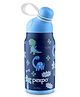 Pexpo Piano Cute Sipper Hot & Cold Thermoflask Dinosaure Print Stainless Steel Water Bottle for Kids & Adults Vacuum Insulated Portable Handle Double Wall School,Gym - 425 ml