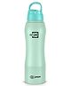 Pexpo Belly Stainless Steel Water Bottle with Straw Lid Sipper Cap, Fast Cooling Single Wall Easy Grip Home, Office, Gym, School, Yoga, Trekking, Men, Women & Kids 750 ml -Sea Green