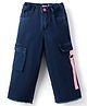 Korkak Full Length Solid Color Denim Jeans - Navy Blue