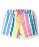 Korkak Knit Striped Shorts - Multicolor