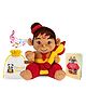 Panda's Box Height 28 cm Mantra Chanting Baby Hanuman | Musical Soft Plush Toy | Non-Toxic, Safe| Interactive Stuffed Toys | Best Birthday Gift For Newborn Kids Free Colouring Book - Multicolor