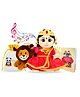 Panda's Box Height 28 cm Mantra Chanting Devi Durga Interactive Musical Soft Stuffed Plush Toy Non-Toxic, Safe Best Birthday Gift For Newborn Kids  Free Colouring Book Medium