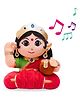 Panda's Box 20 cm Mantra Chanting Baby Lakshmi | Interactive Musical Soft Stuffed Plush Toy | Non-Toxic & Safe - Multicolor