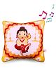 Panda's Box Height 25 cm Hanuman Mantra Chanting Plush Pillow Super Soft Huggable Cushion Musical Sound Toy For Babies & Kids(Boys & Girls)  Sacred & Soothing Nursery Decor
