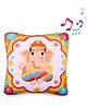 Panda's Box Ganesha Mantra Chanting Plush Pillow | Super Soft Huggable Cushion I Musical Sound Toy | Sacred & Soothing Nursery Decor 25 cm - Multicolor