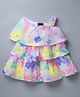 Vitamins Woven Sleeveless Floral Printed Frock - Multicolour
