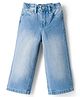 Vitamins Cotton Full Length Washed Jeans - Light Blue