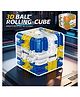 YAMAMA 3D Maze Ball Rolling Cube, Brain Teaser Puzzles for Kids & Adults, 3x3 Logical Challenge 3D Rolling Ball Gravity Maze Toy, Stress Relief Educational Focus Game - (Pack of 1 - Color May Vary)