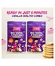 HEALTHY WAFFLES No Maida No Sugar Waffle & Pancake Instant Breakfast Mix Made with Rice and Jaggery 100% Vegetarian Eggless Vegan Gluten free Protein Rich, Rice Vanilla Pack Of 2 - 200 g