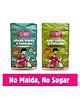 HEALTHY WAFFLES Waffle & Pancake Lovers Combo Ragi Chocolate & Wheat Vanilla Zero Maida Zero Sugar 100% Vegetarian Eggless Vegan Gluten free Protein Packed Healthy Breakfast Pack of 2 - 200 g each