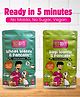 HEALTHY WAFFLES Waffle & Pancake Lovers Combo Ragi Chocolate & Wheat Chocolate No Maida No Sugar 100% Vegetarian Eggless Vegan Gluten free Protein Rich Healthy Breakfast Pack of 2 - 200 g each