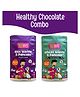 HEALTHY WAFFLES Waffle & Pancake Lovers Combo Wheat Chocolate & Rice Chocolate No Maida No Sugar 100% Vegetarian Eggless Vegan Gluten free Protein Rich Healthy Breakfast Pack of 2 - 200 g Each