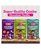 HEALTHY WAFFLES Waffle & Pancake Lovers Combo No Maida No Sugar No Preservatives 100% Vegetarian Eggless Vegan Gluten free Protein Rich Healthy Breakfast for Kids & Adults Pack of 3 - 200 g each