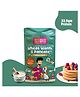 HEALTHY WAFFLES Wheat Vanilla mix made with wheat & jaggery. No maida, No sugar 100% Vegetarian No Preservatives Vegan, eggless, protein rich waffle & pancake healthy mix for kids & adults 200 g