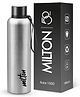 Milton Aura 1000 Thermosteel Water Bottle, 24 Hr Hot and Cold I Leak Proof Lid, ISI Certified I Vacuum Insulated I for Office, Gym, School I Silver