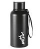 Milton Aura 500 Thermosteel Water Bottle 500 ml, 24 Hr Hot and Cold I Leak Proof Lid, ISI Certified I Vacuum Insulated I for Office, Gym, School I Black