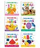 Touch & Feel Alphabet Shapes Colours Numbers My First Words and Animals Padded Board Books Set of 6  English