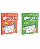 Jolly Kids Brain Boosters Sudoku Books 480 Number Puzzle C Set of 2 -English