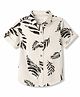 JASH KIDS Cotton Woven Shirts Half Sleeves Printed Black 10-11 Years