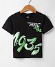 Wingsfield Half Sleeves 1935 Number Printed Tee - Black