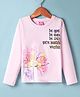 Wingsfield Full Sleeves Floral Printed Top - Light Pink