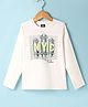 Wingsfield Full Sleeves Skateboards Printed Tee - Off White
