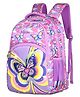 Beauty Girls Height 18 Inches School Bag 28 Litres & Water Resistant - Purple