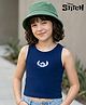 HoneyHap Disney Rib Knit Sleeveless Tank Top With Lilo & Stitch Print - Multicolor