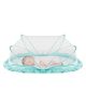 SafeMyles Foldable Baby Mosquito Net for Infants & Toddler Bottomless Safe Sleep Net - Ocean Green Regular Size