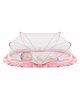 SafeMyles Foldable Baby Mosquito Net for Infants & Toddlers Bottomless Safe Sleep Net - Pink Regular Size