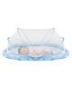SafeMyles Foldable Baby Mosquito Net for Infants & Toddlers Bottomless Safe Sleep Net - Blue Regular Size