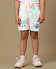 Kidsville Lilo & Stitch Featuring Stitch Printed Shorts - Off White