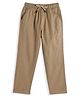 CAVIO Cotton Blend Woven Solid Pants - Khaki