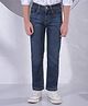 CRIMSOUNE CLUB Cotton Denim Mild Washed Jeans - Blue