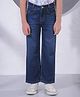 CRIMSOUNE CLUB Cotton Denim Mild Washed Jeans - Blue