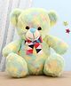 FUNZOO 30 cm Happy Teddy Bear With A Bow Soft Plush Stuffed Toy - Multicolor