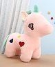 FUNZOO 35 cm Unicorn Soft Plush Stuffed Toy - PInk