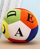 FUNZOO 10 cm Educational Ball Soft Plush Stuffed Toy - Multicolor