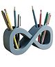 House of Quirk Dual Purpose Pen Holder & Pencil Holder Nest Design Desk Organizer Multipurpose Stationery Stand - Blue