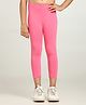 Robinbosky Cotton Elastane Knit Solid Leggings - Queen Pink
