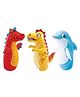 Intex Inflatable Intex 3D Bop Bag inflatable punching Standing Animal Punching Bag Dragon, Dinosaur & Dolphin, Indoor Outdoor Fun Boxing Toy Pack of 1 Color & Design May Vary